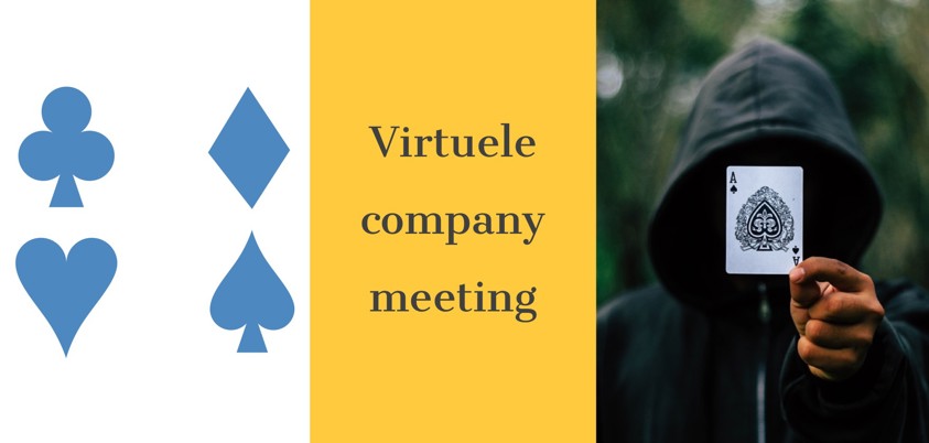 Virtuele company meeting met een magische toets!